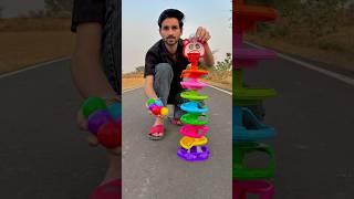 7 Ball Spiral Tower Unboxing amp Testing spiraltowerball mkrshorts [upl. by Kerrill]