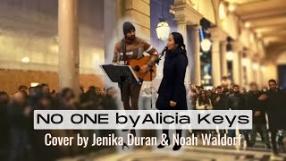 No One Alicia Keys Cover  Jenika Duran amp Noah Waldorf [upl. by Constantina]