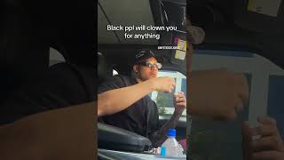 black ppl will clown you for anything seatbelts safetyfirst ghetto slang funnyshorts [upl. by Harneen254]