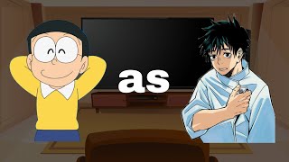 Doraemon and his friends parents react to Nobita as yuta okkotsu Doraemonjujutsu kaisen no part 2 [upl. by Parks]