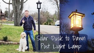 Kemeco Solar Post Light Review [upl. by Nauqad]