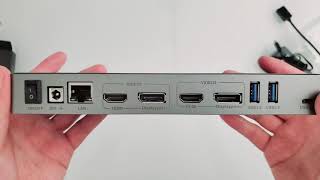 QGeeM USB 30 Docking Station Single 5K Dual 4K 60Hz for Windows MAC OS [upl. by Carrillo517]