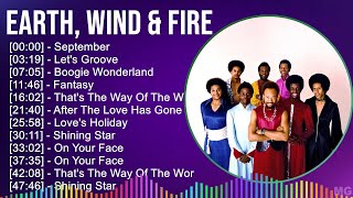 Earth Wind amp Fire 2024 MIX Greatest Hits  September Lets Groove Boogie Wonderland Fantasy [upl. by Letreece]