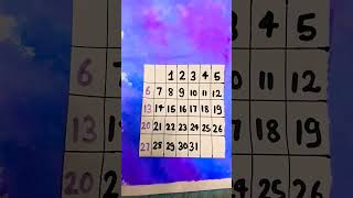 Diy calendar 🗓️ colourful [upl. by Lisa]