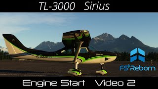 TL 3000 Sirius  TL Ultralight  Tutorials  Video 2  Engine Start  4K [upl. by Derriey]