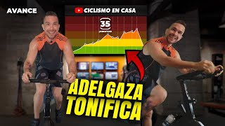 AVANCE Clase Cycling 35 Min 🔥 ¡ADELGAZA Y TONIFICA 🔥 Ciclo Indoor 🚲 [upl. by O'Rourke]