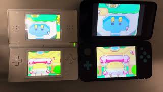 DS vs 3DS DS game comparison [upl. by Kashden985]