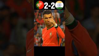 Ronaldo Destroyed Sunil Chhetri  Portugal vs India Final World Cup 2026 Imaginary football shorts [upl. by Aztinaj147]