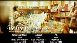 VELVETCINTA BILANG BEGITU OFFICIAL VIDEO [upl. by Lutim506]