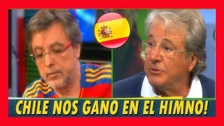 Españoles Nos ganaron en el Himno ESPAÑA VS CHILE [upl. by Iuq]