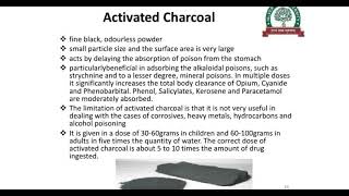 ANTIDOTES IN POISONING PART 2 [upl. by Ydderf]