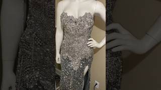 Silver Prom Dress  Glitz on Glam Custom 🩶 [upl. by Kuhlman]