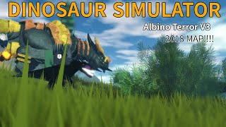 Dinosaur Simulator  Albino Terror V3  2018 MAP UPDATE [upl. by Neelyhtak736]