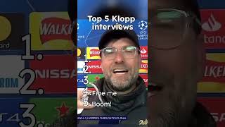 Jurgen Klopp top 5 interviews [upl. by Raines]