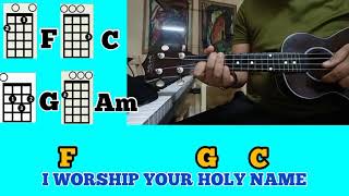 10000 Reasons by Matt Redman Ukulele TutorialGuideCover  Chorus Only [upl. by Romain]