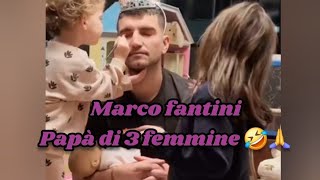 marco fantini papà di 3 femmine 🤣🥰 [upl. by Odrahcir]