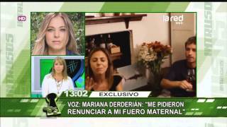 Mariana Derderián cuenta la verdad del conflicto con productora [upl. by Ander123]