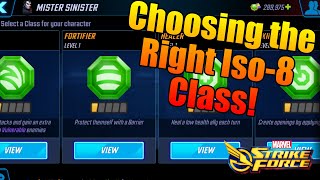 Choosing the Right Iso8 Class  MSF  Marvel Strike Force [upl. by Klinges1]