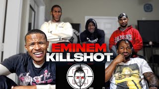 FIRST TIME HEARING EMINEM quotKILLSHOTquot [upl. by Brink403]