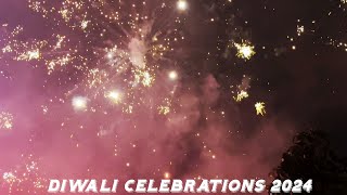 Indian Diwali Celebrations 2024 Crackers Bursting [upl. by Sarad]