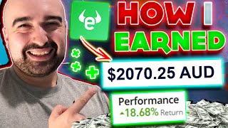 How I Earned 2070 Trading  eToro Review 2024 My Guide amp Beginner Tutorial [upl. by Nerej744]