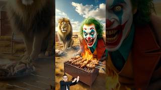 Jokers Lion Taming  Spiderman vs Iron man vs Joker shorts spiderman [upl. by Htessil]