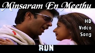 Minsaram En Meethu  Run HD Video Song  HD Audio  MadhavanMeera Jasmine  Vidyasagar [upl. by Flyn157]