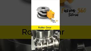 Roller Gear  Globoidal Cam cad mechanical mechanism engineering solidworks fusion360 [upl. by Netsew]