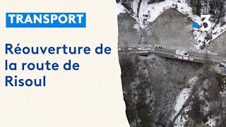 La station de Risoul à nouveau accessible grâce à un pont militaire [upl. by Sapers]