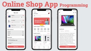 Android Studio Project App tutorial  Online Shop App Ecommerce Programming [upl. by Errot992]