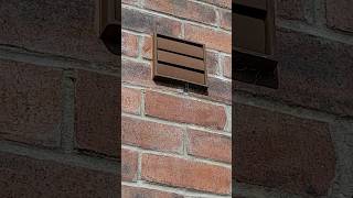 Manrose centrifugal extractor fan with shutters outside vent [upl. by Luehrmann]