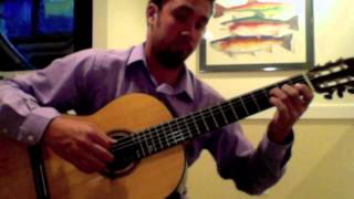 Erik Satie  Gymnopedie no 3  Classical Guitar Ryan Walsh Portland Oregon [upl. by Cyprian]