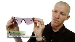 Tifosi Podium Fototec Sunglasses Review from Performance Bicycle [upl. by Ainafetse]