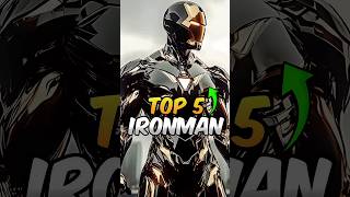 Top 5 Versions of Ironman in Marvel 🗿🔥  Tony Stark shorts [upl. by Okiman]