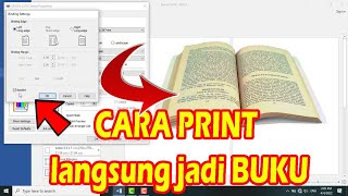 Cara mencetak Buku di Microsoft Word  Print Booklet [upl. by Navac]