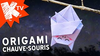 Origami Chauvesouris facile  Halloween [upl. by Remsen210]