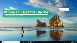 Windows 10 October 2018 amp Windows 10 April 2018 update download  Official iso direct links [upl. by Ahsiele]