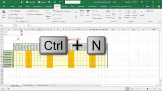 Build an Automatic Calendar with Macro in Excel [upl. by Biegel]