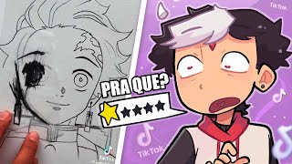 Avaliando Tutoriais de Arte do TIKTOK  6 [upl. by Yort]