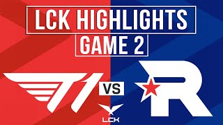 T1 vs KT Highlights Game 2  LCK 2024 Summer Playoffs  T1 vs KT Rolster [upl. by Elwyn854]