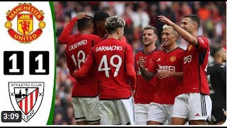 Manchester United vs Athletic Club 11 Highlights HD All Goals 2023 [upl. by Kenton]