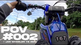 Jan Wheeler  YZ450 Puerto Rico  POV 002 [upl. by Nolyad862]