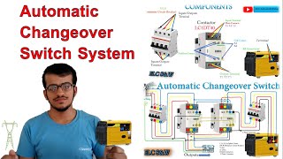 3 Phase Changeover Rotary Switch Connection  3 Phase Rotary Switch LearnEEE [upl. by Airal]