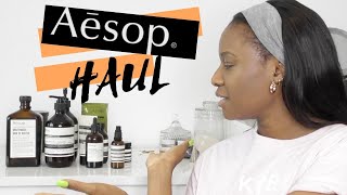 AESOP HAUL  Is this brand really worth the hypeSKINCARE amp BODY HAUL [upl. by Espy599]