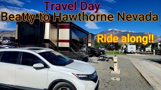 Travel Day Beatty NV to Hawthorne Nevada Fulltime RVing [upl. by Cheney]