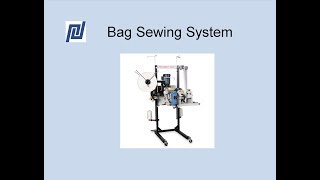 Bag Sewing System  Plain Stitch System  Fischbein Model 400 NS [upl. by Lunseth91]