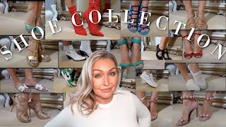 MY DESIGNER SHOE COLLECTION 2022  Dior Gucci Manolo Blahnik and More👠 [upl. by Ahsilav991]