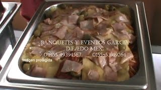 Banquetes para bodas Cenas formales BARRA Buffet de pastas ensaladas carnes [upl. by Annavaj564]