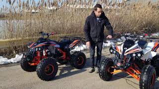 3125B 125cc Coolster ATV Fully Automatic With Reverse Remote Kill And Throttle Limiter Quad Review [upl. by Rot]