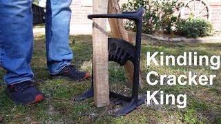 Kindling Cracker King  Firewood Splitter  Fast way to make kindling [upl. by Aiyekal788]